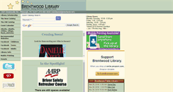 Desktop Screenshot of brentwoodpubliclibrary.org